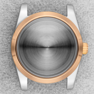 NH36机芯平镜表壳 NH35 36mm 39mm精钢日志表壳蓝宝石玻璃适装