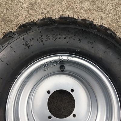 極速高檔22atv帶w車鐵輪真空越野適用四2x10轂輪胎10寸Y沙WR灘車1