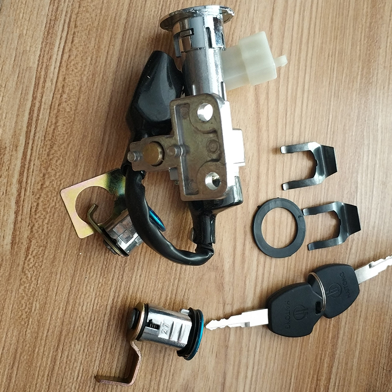 极速48CC 125T小帅哥踏板助力摩托F车 未来战士 全车锁 套锁电锁