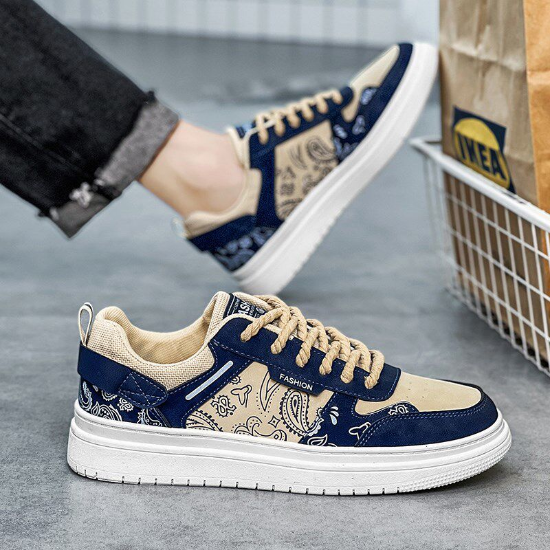 新品男鞋防滑男款潮鞋子男款2026新款I运动休闲鞋春季透气板鞋男