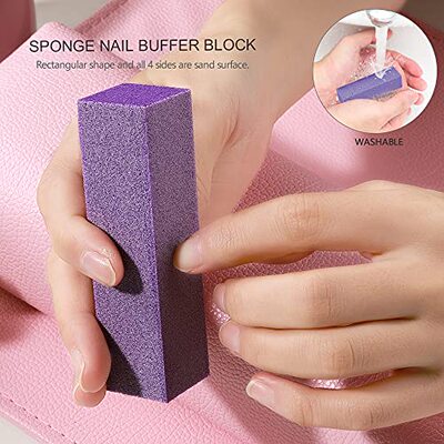 极速Nail Files and Buffers  FANDAMEFI 20PCS Professional Man