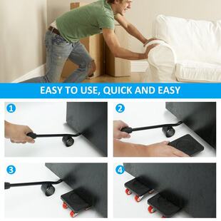 极速Furniture Mover Set 360 degree rotation with univer.sal