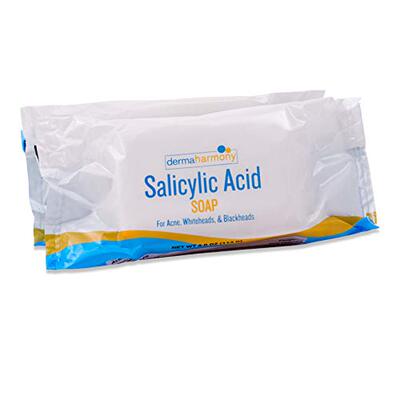 极速2% Salicylic Acid Soap for Acne by DermOaharmony (Two 4