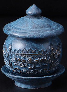 极速台湾纯铜佛具套装供佛用品家用全套供水杯Q香炉供佛灯供佛套