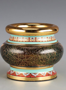 极速珐琅佛具套h装供佛用品家用全套敬供神佛前香炉供水杯供佛灯