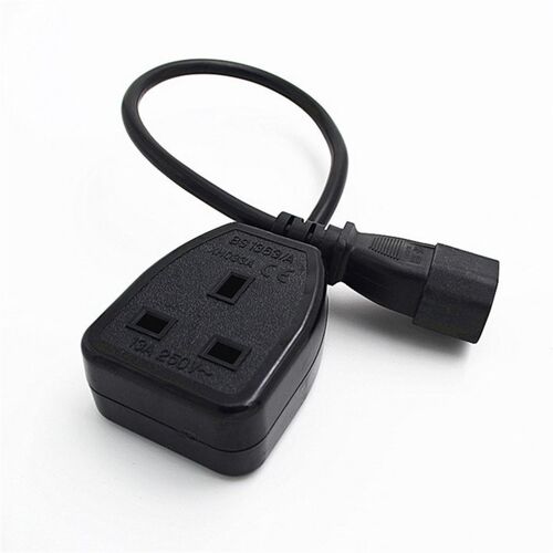 新品UPS/PDU服务器座电源延长线 IEC3H20-C14品字插头转英标香港