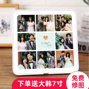 九宫格相框摆台照片定制挂墙创意相册框宝宝多张组合带打印洗相片