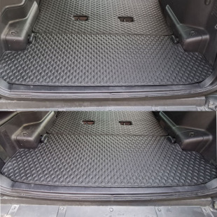 适用于帕杰罗V73 V93 V97后仓尾后备箱垫汽车内饰改装饰7座地垫子