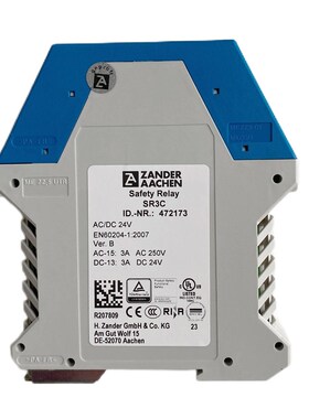 德国原装进口Zander安全继电器SR3C24V 订货号472173
