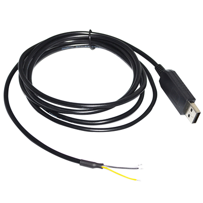 FTDI FT232RL USB转串口RS232 3P WE 三芯脱皮串口线 TXD RXD GND