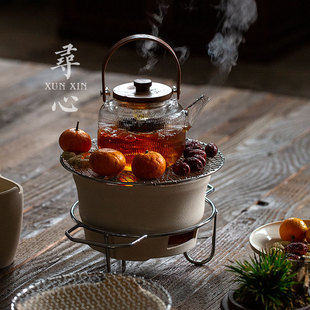 炭炉家用室内碳火烧烤茶炉户外罐罐茶煮茶器茶壶网红 围炉煮茶套装
