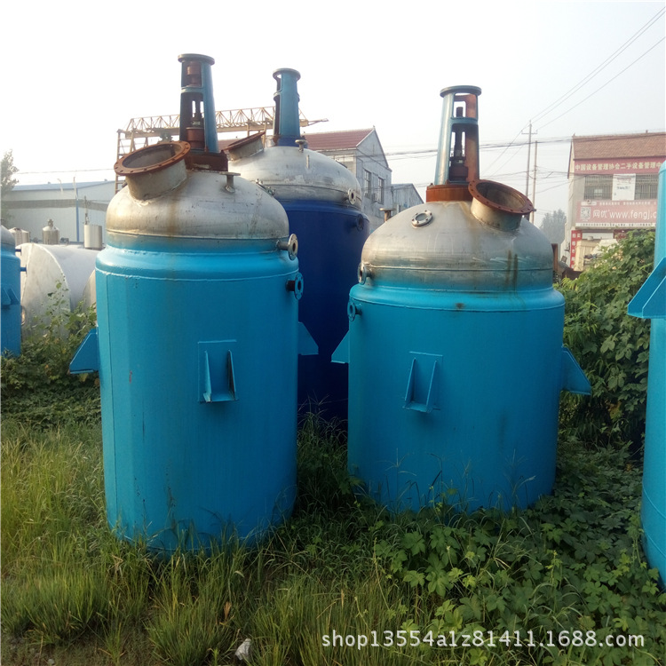 出售九成新2000L搪瓷反应釜 不锈钢反应釜价格   2017反应釜趋势