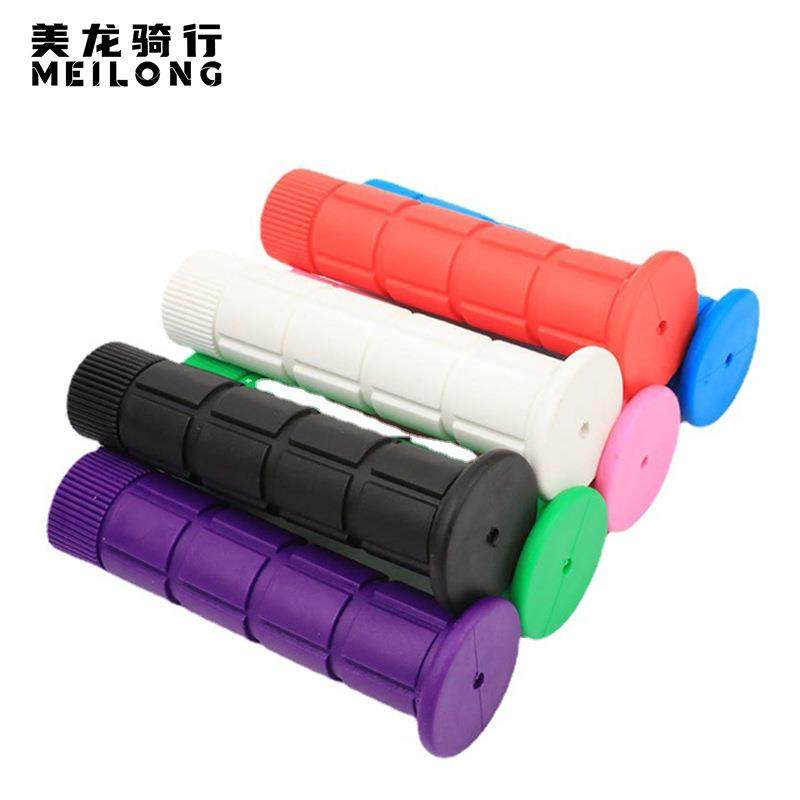 山地自行车彩色把套 橡胶骑行把套 方格死飞把套