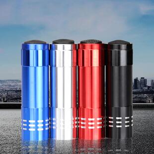 家用迷你9LED小手电活动礼品3节7号电池九灯铝合金户外应急手电筒