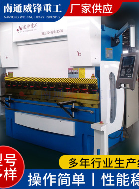 厂家供应 WC67K-100T/2500 DA52 数控液压折弯机