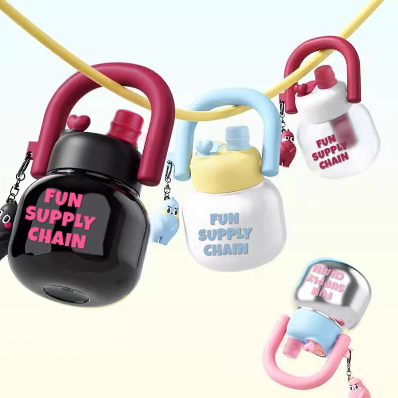 ins高颜值吸管大肚杯耐高温大容量便携太空双饮塑料杯子耐摔水杯