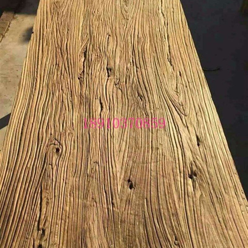 老榆木风化木门板拼花桌面踏步板 桌面 吧台面 飘窗板 实木板定做