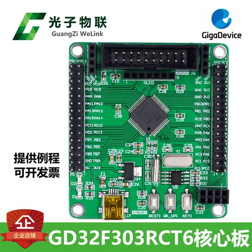 全新GD32F303RCT6开发板 GD32学习板核心板评估板含例程主芯片