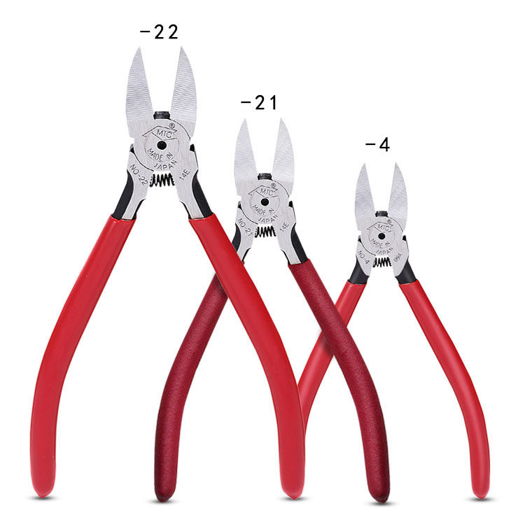 剪钳-21-22 -4-3-2D水口钳工业级斜口钳电子剪塑料钳子