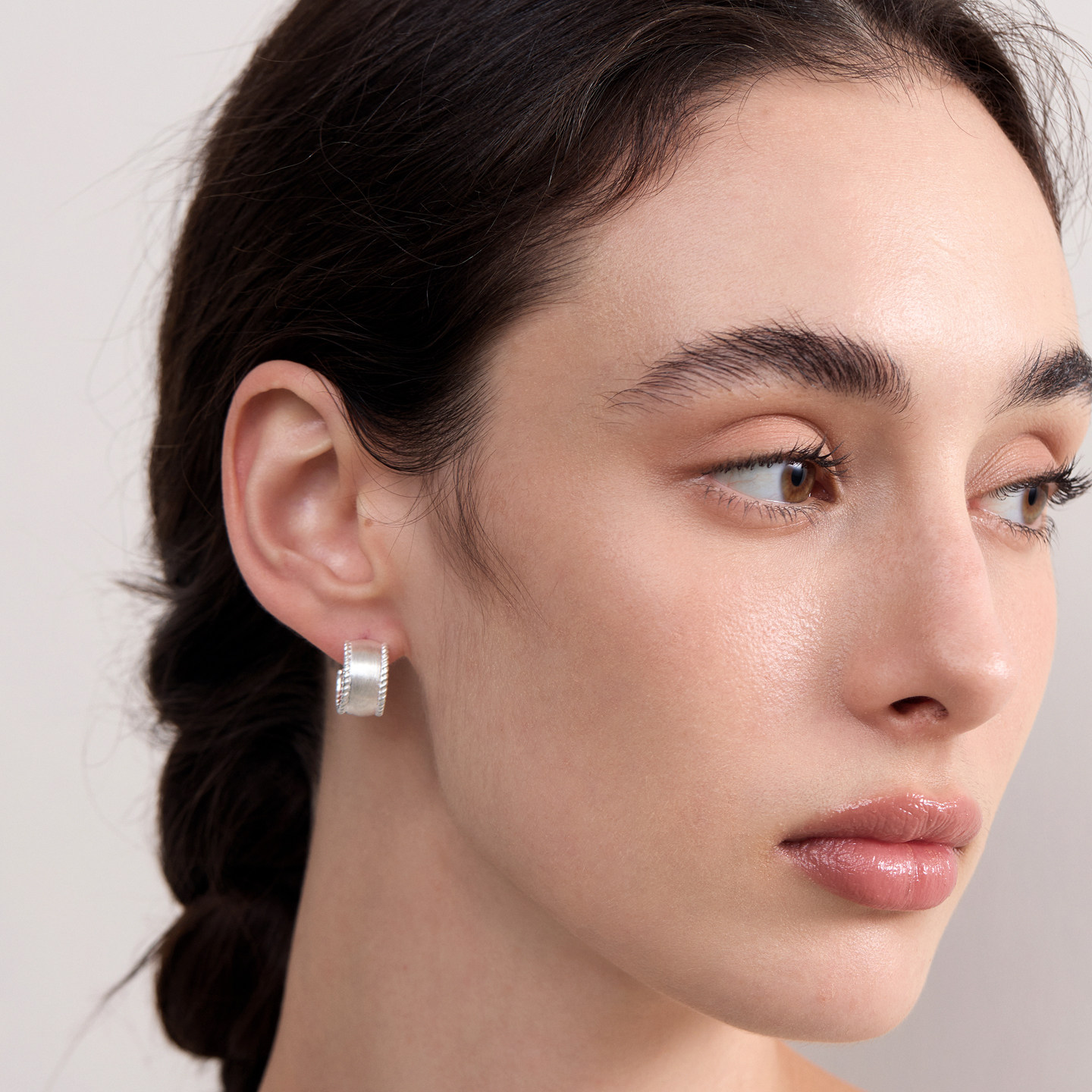 YETYIT也缇 丝光系列纯银复古轻奢百搭高级经典耐看s925纯银耳环,饰品/流行首饰/时尚饰品新,银饰耳饰,淘宝优惠券,粉丝福利购,淘宝优惠卷