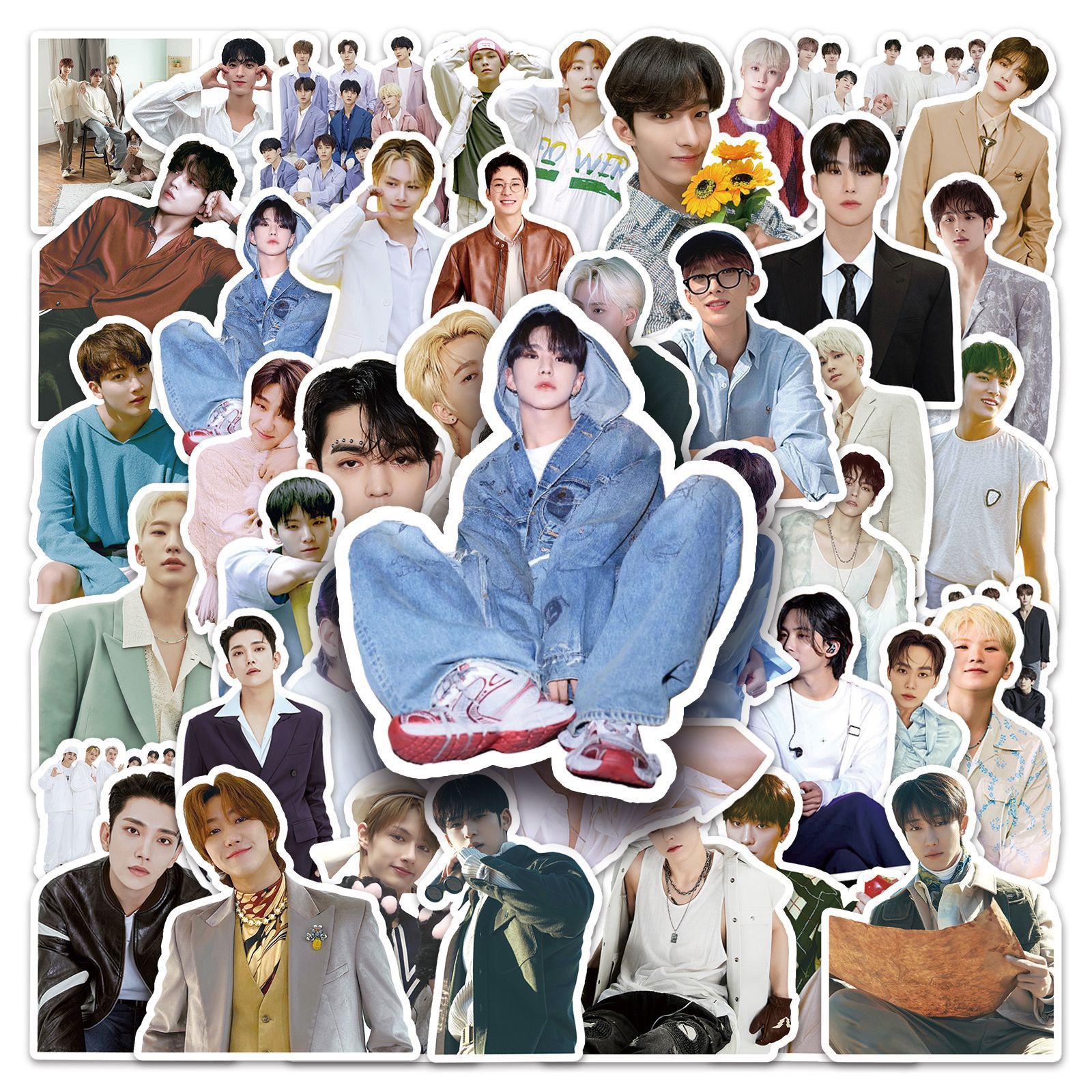 SEVENTEEN明星韩国男团防水贴纸