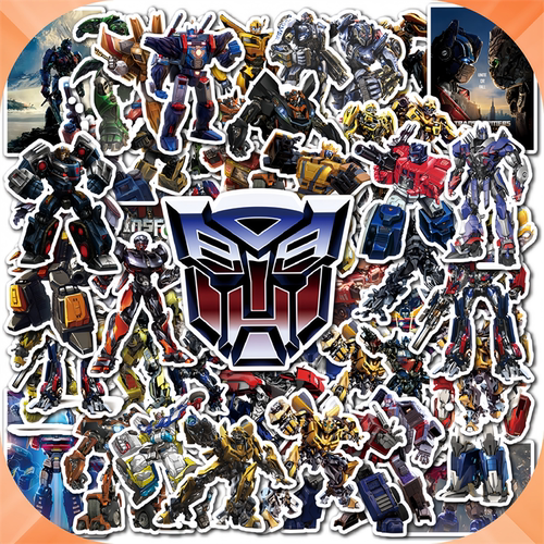变形金刚擎天柱大黄蜂防水贴纸
