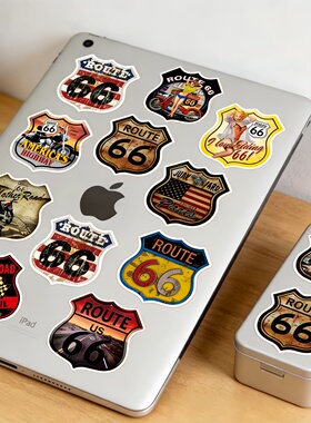 3张入多款卡通防水贴纸 12贴/张装饰ipad墙面遮丑手账素材贴画