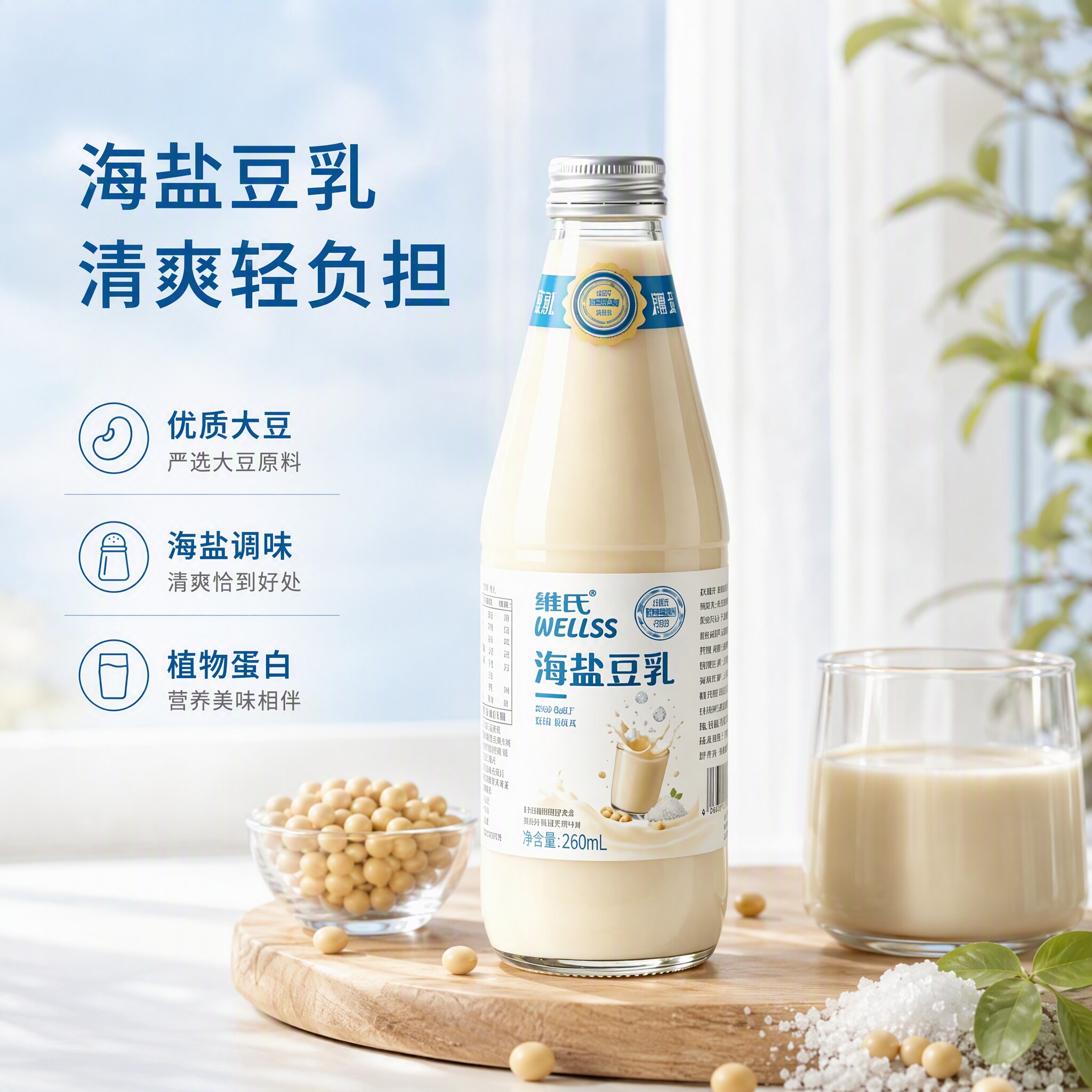 维氏海盐豆乳植物蛋白即食代餐
