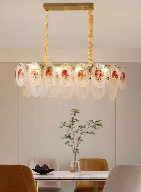 法式轻奢主年卧室灯吊灯代简约复BD-D6601古水晶2025新款奶油风客