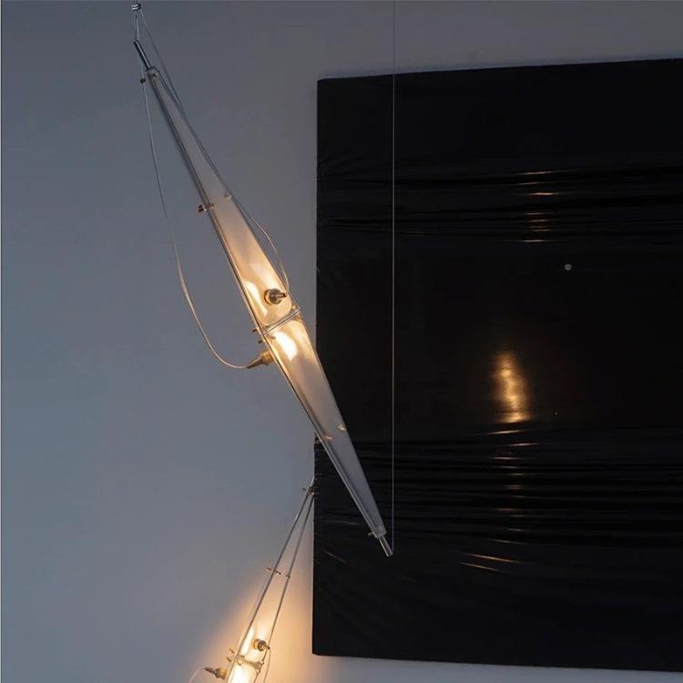 SINGCH约AN陈星餐厅吊灯现师代简532设宇计工业风loft楼梯吧台玻