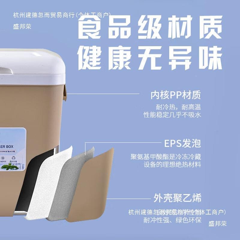 户摊外露摆商摊用保温箱XUC冷藏箱冰块存放桶出储冰冰桶储存营盒