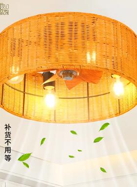 卧WQM室顶风扇客厅餐厅卧室吊扇家吊简约吸一体大用厅具