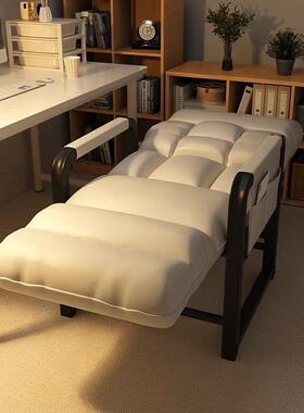 现躺折叠躺椅办公室午休单人代床两用椅家可坐JUV可休闲靠背沙发