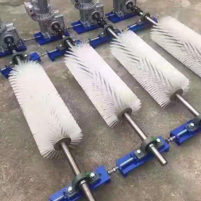 跨境厂毛辊刷扫器电动动力和无动力清扫器清洗机699毛家刷清辊工