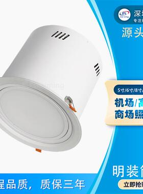 /8寸D户外大功率LE100W6明装筒灯￠225雨棚灯120566W150W80W