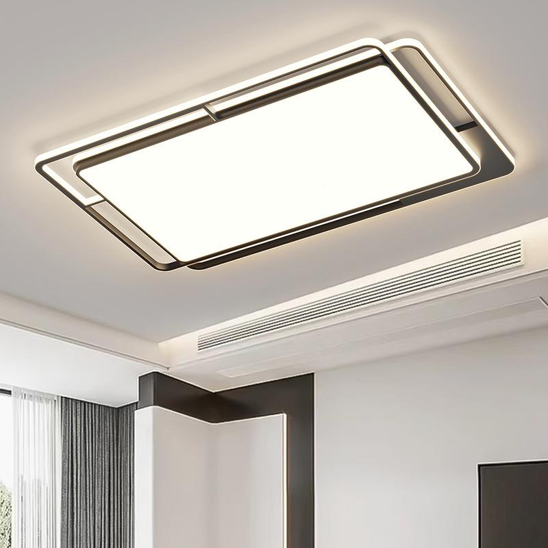 厅现代简约超薄8103LED大气客大灯长方形厅房卧室间餐厅吸顶灯具