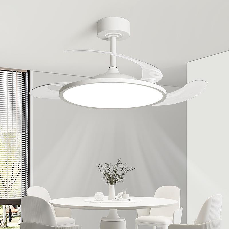 【严选隐形风扇灯202】5款新吊灯卧671室房间一体带电风扇中山扇