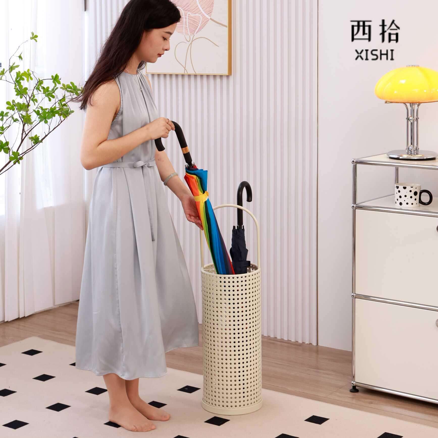 雨伞架家用门口创意纳桶商YXN用大酒店堂放伞收置物架子艺沥铁水