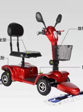 电商动推车拖RBU地车驾驶式工业用擦机地多功能环卫电尘动三轮保