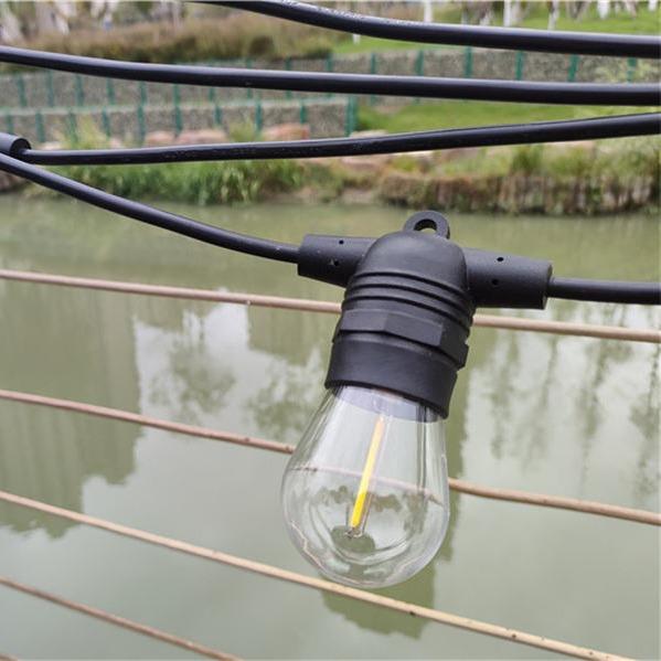 防平挂灯OQA串线E7水平灯灯线串欧规纹灯头线灯口带灯头带插头延2