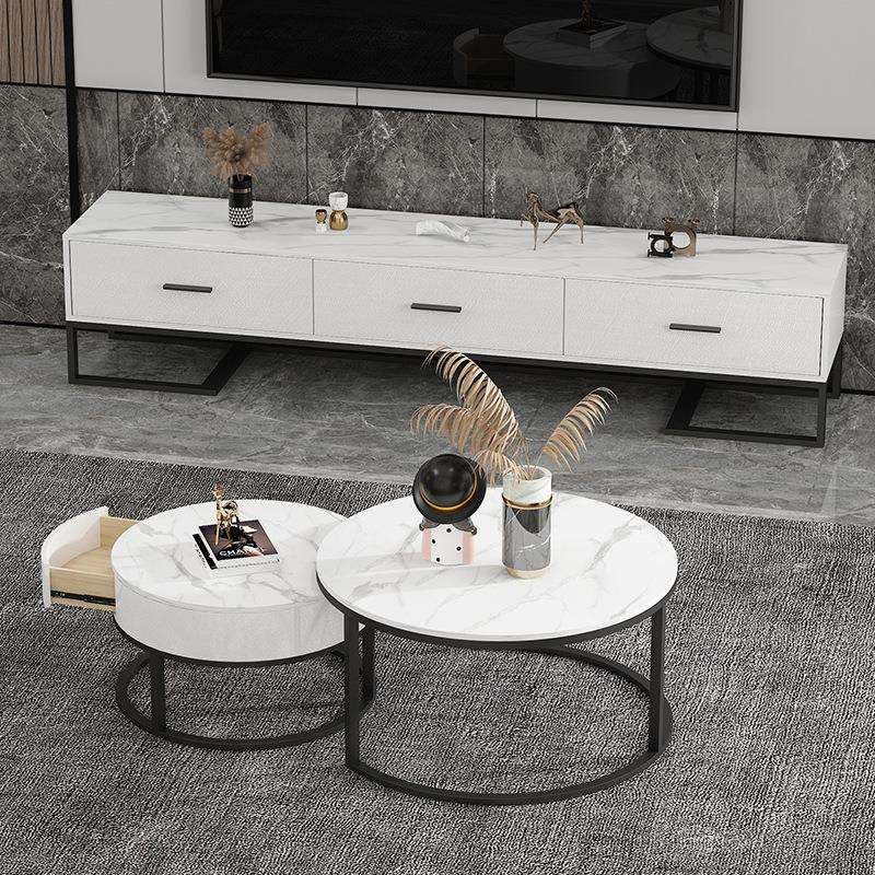 0252新款小茶几合现代简约20210303大石小户型客厅理组轻奢岩板卧