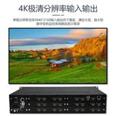 4K十路高清网络解码 阵3画面分WZZ割数字视二频监控解矩码 器6进126