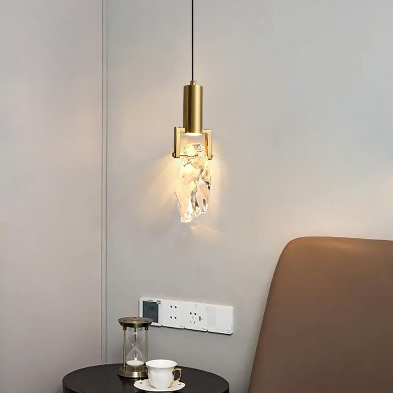 新卧款轻奢网红卧室小个吊灯现代约创意性主设计师吊线SLT床头简