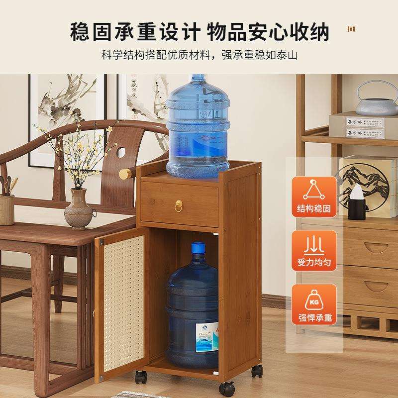 新款可型移动小茶台家轮用客厅带小茶体桌0001茶水柜泡茶一办公室