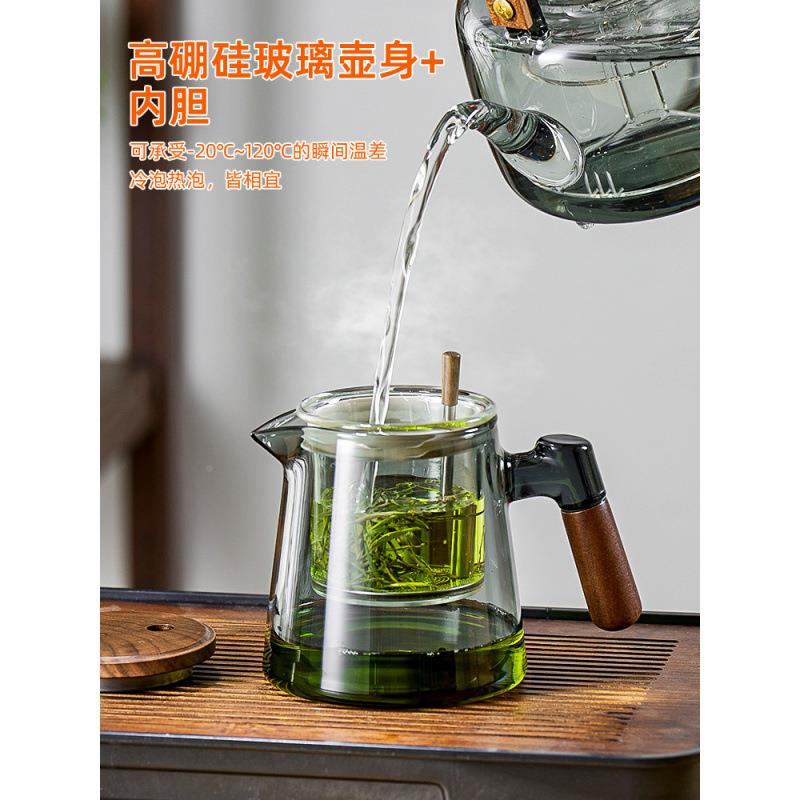 202jF3Z6rSs新款茶水离器家用茶壶泡茶家5用玻璃内分茶具胆飘逸