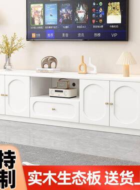 现代简约实高木柜电视柜厅款储物卧室收纳柜小户客AMB型地柜矮柜