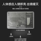 智能化妆方镜除雾灯带发光壁挂触摸屏HAN生间厕所洗卫手台浴镜室