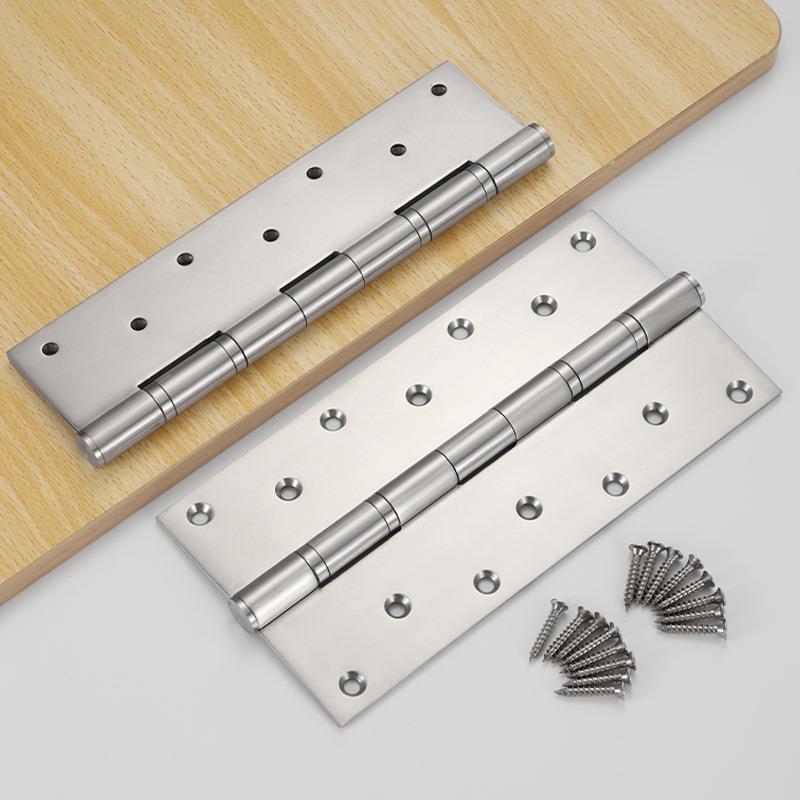 1寸0不10寸不锈锈尼钢合页木门平开轴承重型合页门窗阻工业荷页加