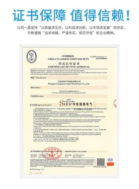 船用层全塑行信号航灯CXH1/2/3单/4/6-11P灯右舷543灯65W绿色CCS