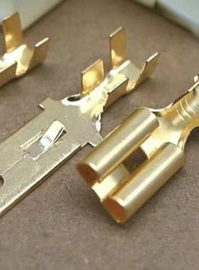 78插冷片插簧.接线端子压7.8端子连接器公片7.8冷压端插子接插件